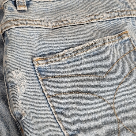 Rolla's High Rise Slim Dusters Distressed Mid-Weight Denim Ankle Jean - Size 25 - Picture 11 of 16